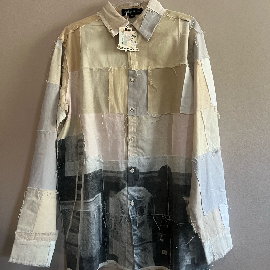 Kidsuper Studios Super Patchwork Button Down Shirt